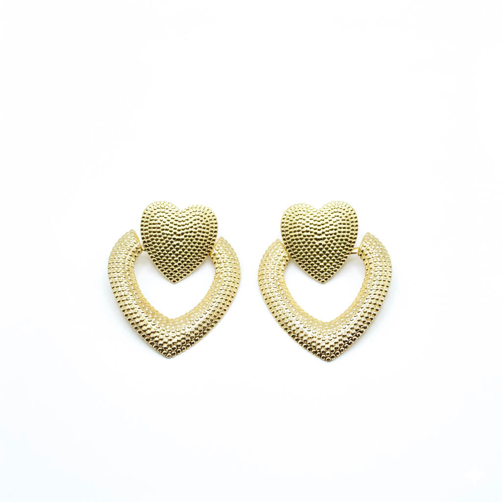 Orecchini Cuore Oro