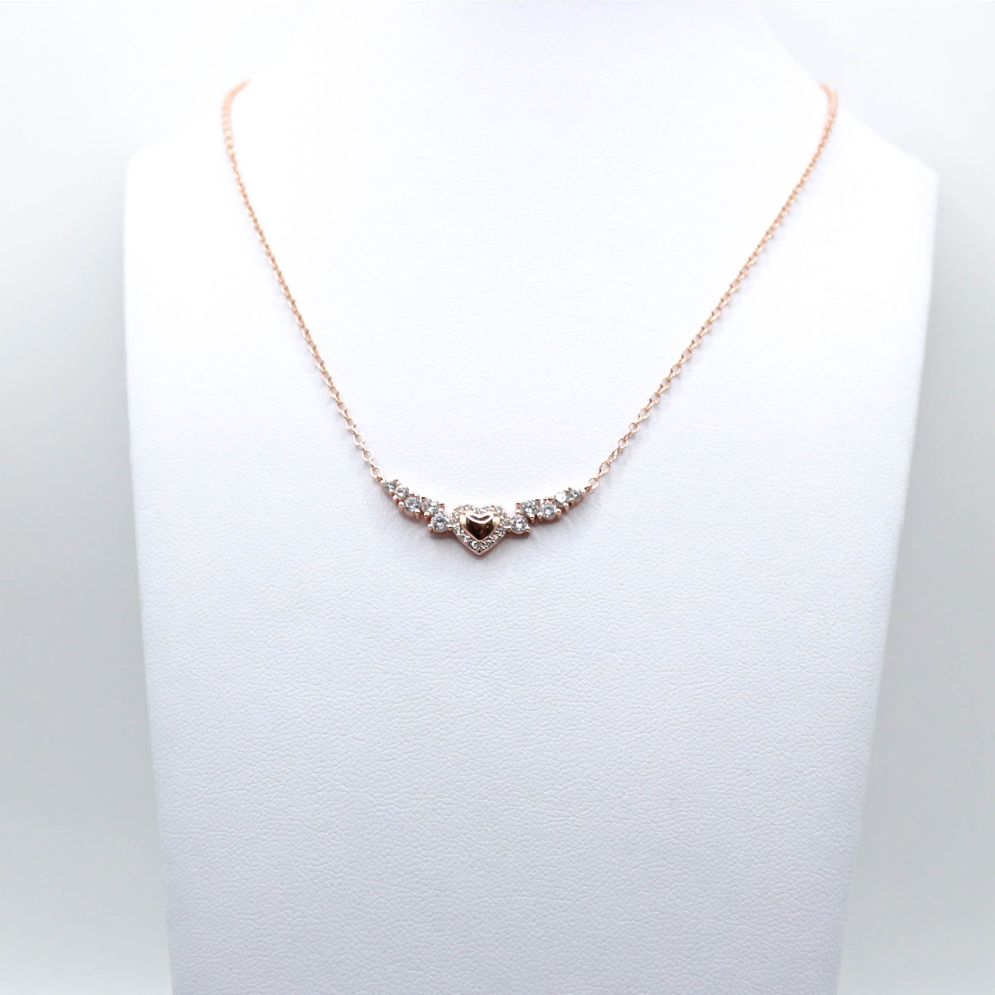 Collana Cuore rosè