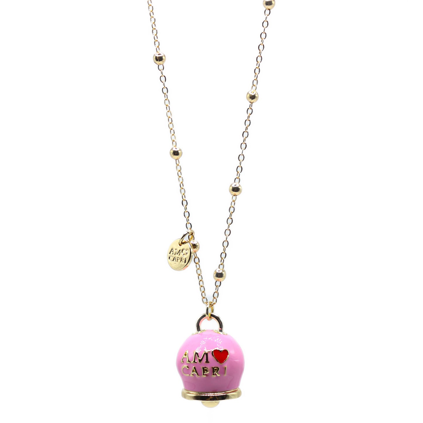 Collana Campanella rosa