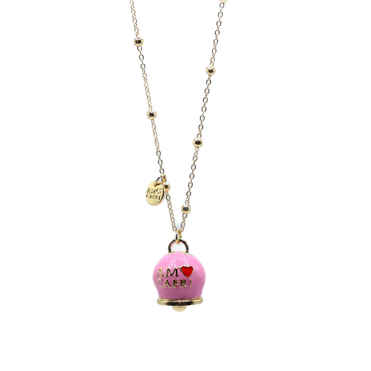Collana Campanella rosa