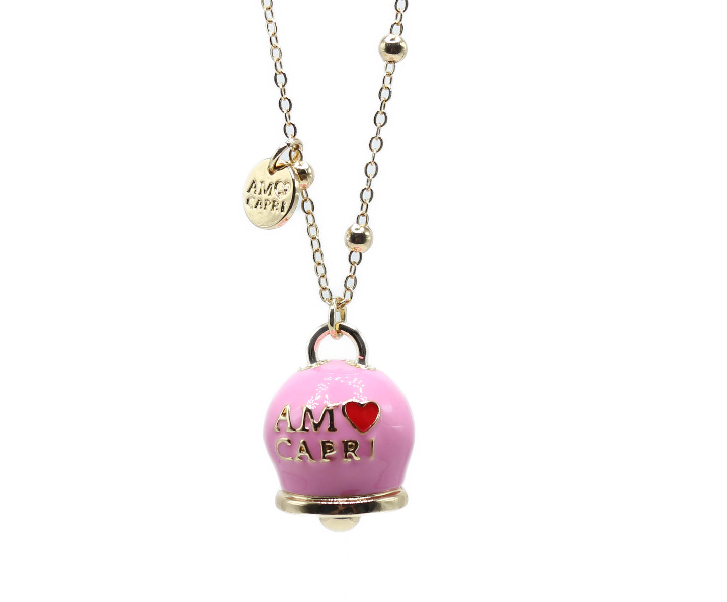 Collana Campanella rosa