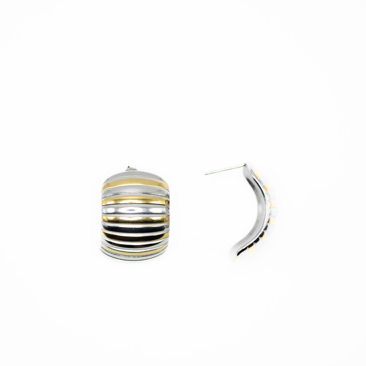 Orecchini Line bicolor
