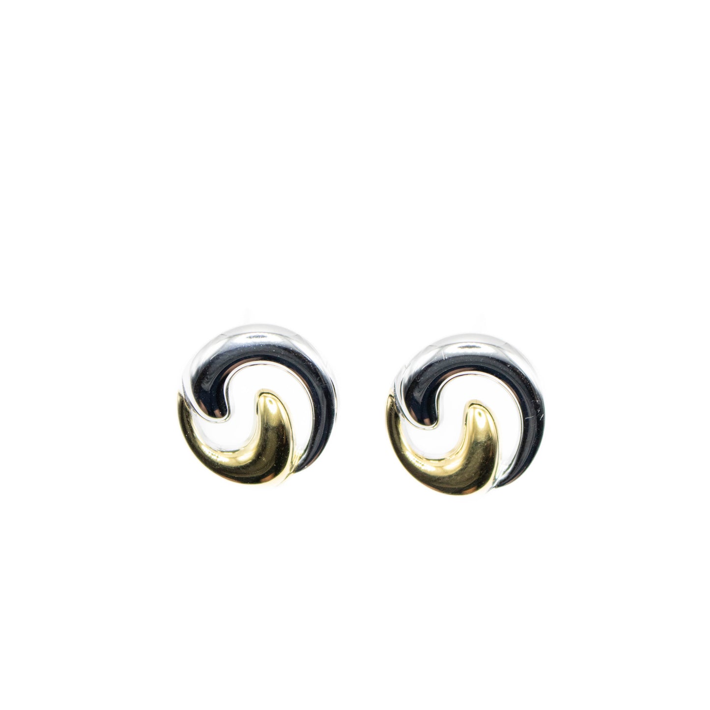 Orecchini Hoop bicolor