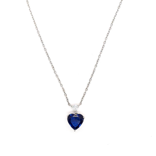 Collana Cuore blu