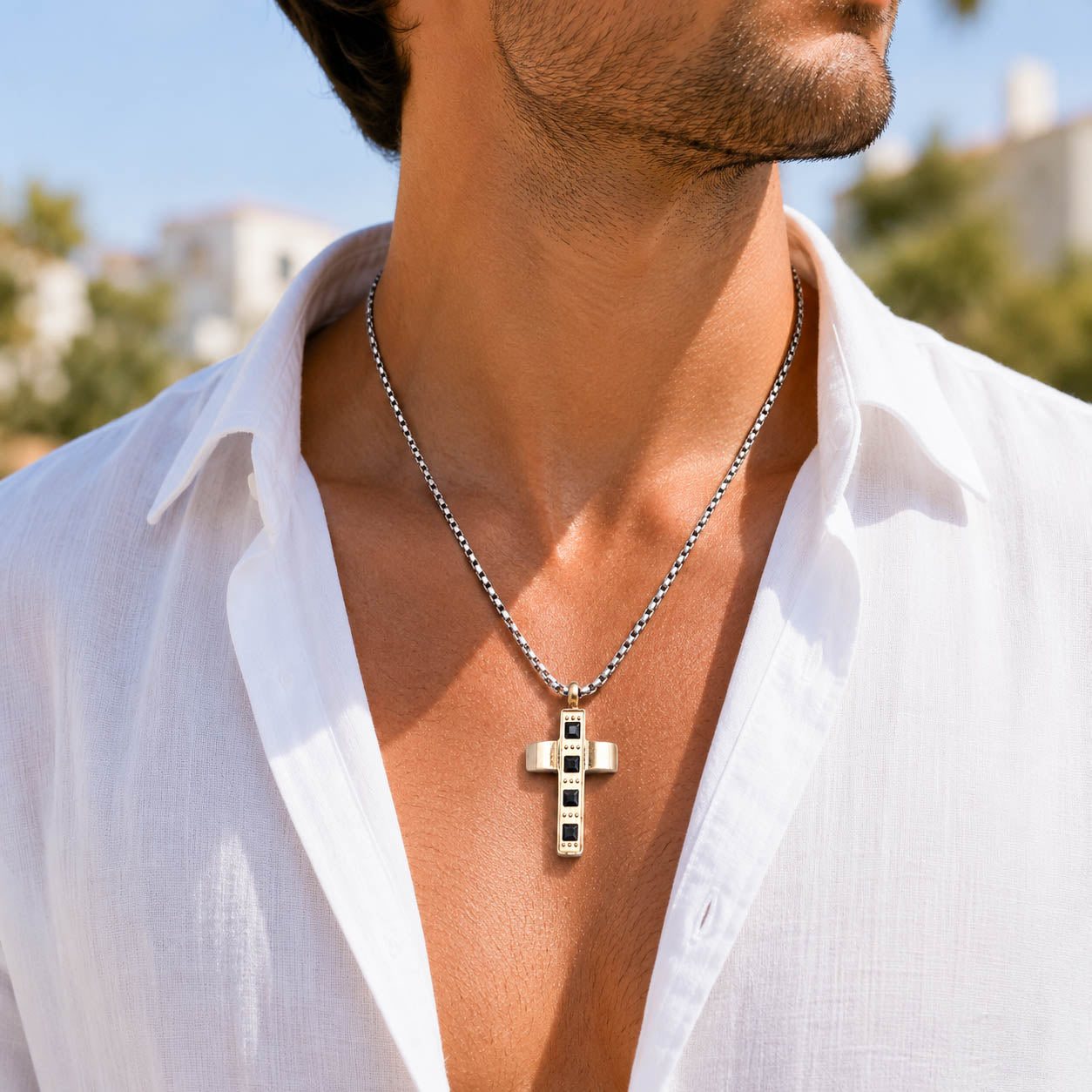 Collana Croce Gold
