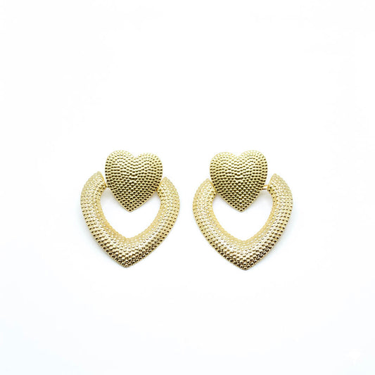 Orecchini Cuore Oro