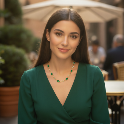 Collana Aria verde