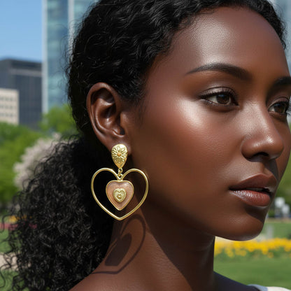 Orecchini Cuore Maxi