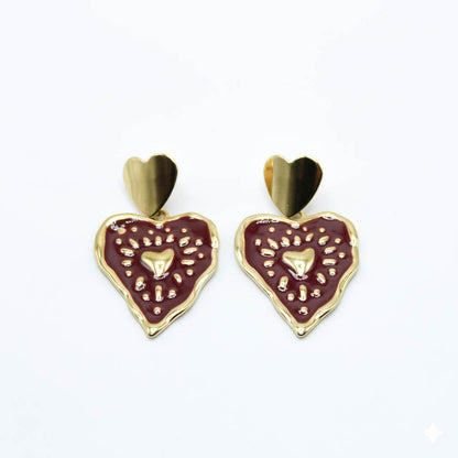 Orecchini Cuore Mistico