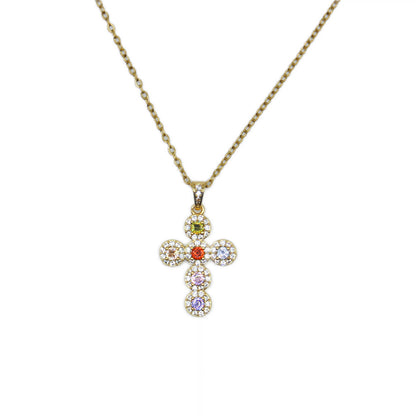 Collana Croce lux