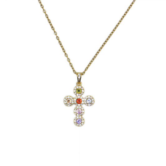 Collana Croce lux