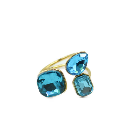 Anello Tris blu