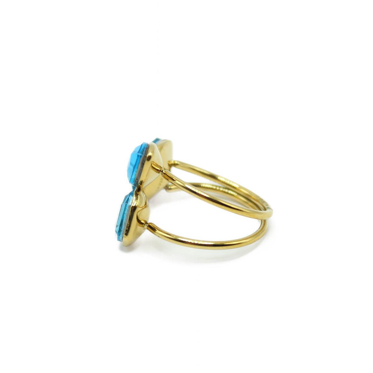 Anello Tris blu