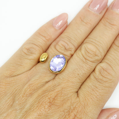 Anello Crystal  Liliac