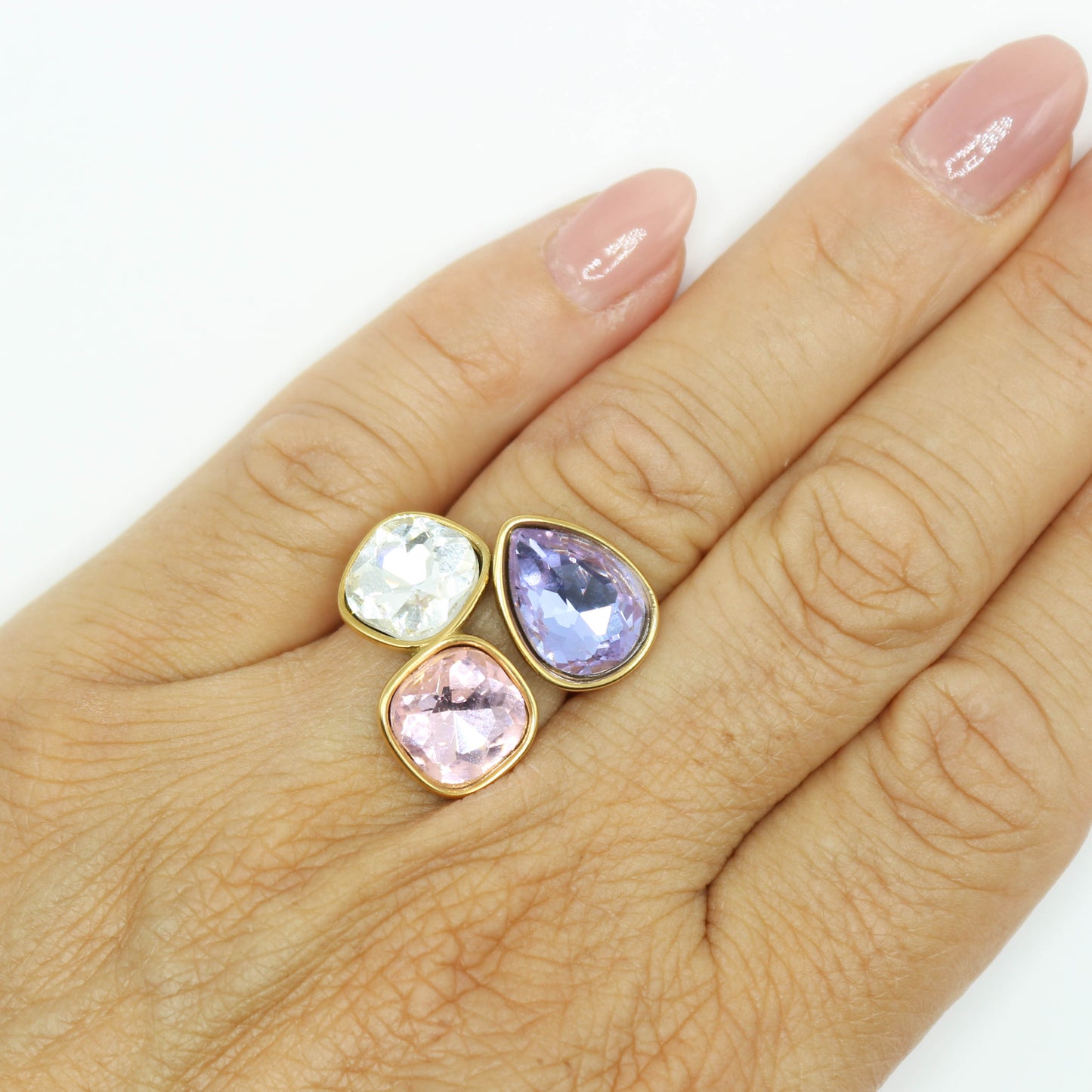 Anello Tris Pink