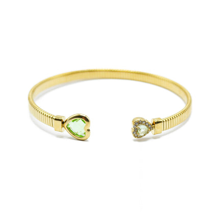 Bracciale Cuore verde