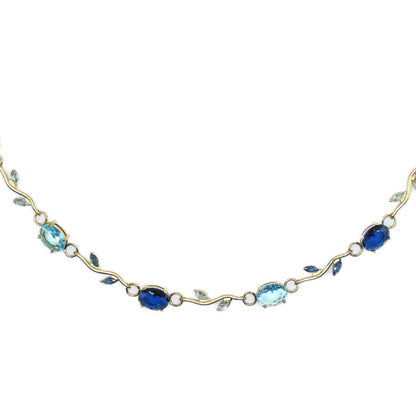 Collana Aria blu