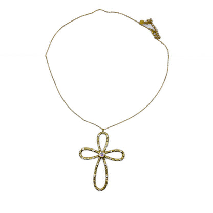 Collana Croce maxi