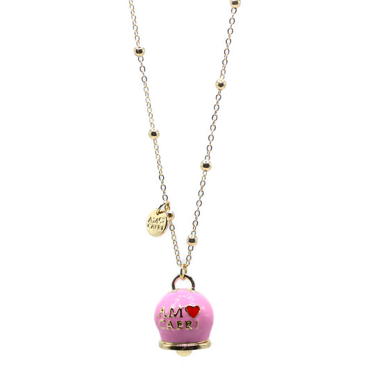 Collana Campanella rosa