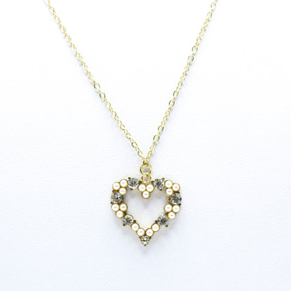 Collana Cuore perle