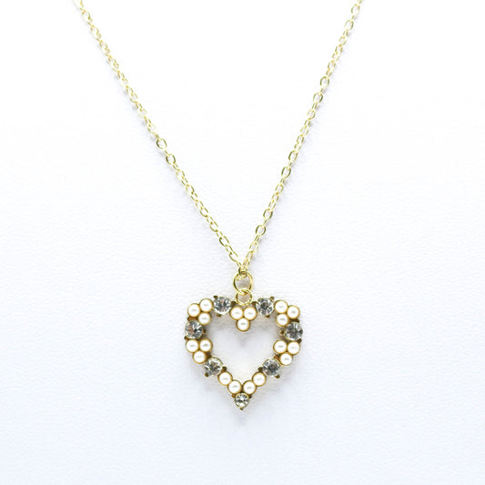 Collana Cuore perle