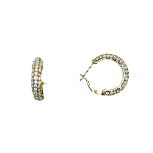 Orecchini Cerchio Pavè