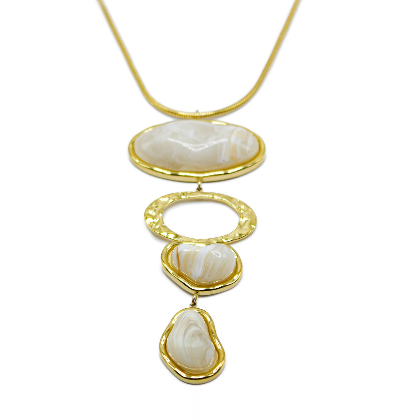 Collana Petra Bianca