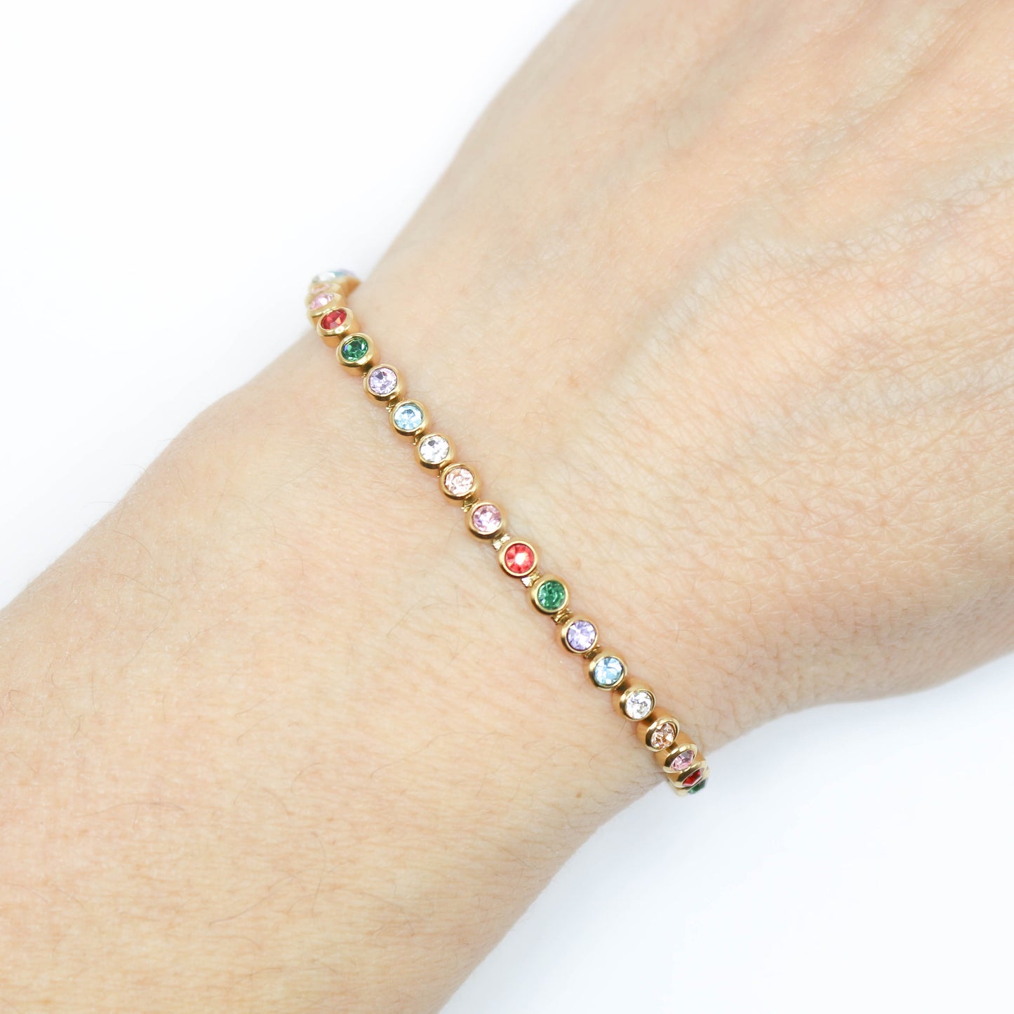 Bracciale Tennis multicolor