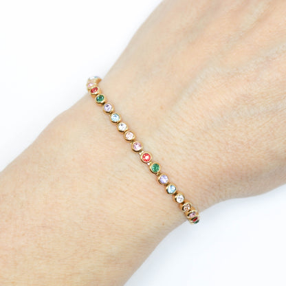 Bracciale Tennis multicolor