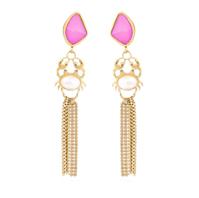 Orecchini Granchio rosa